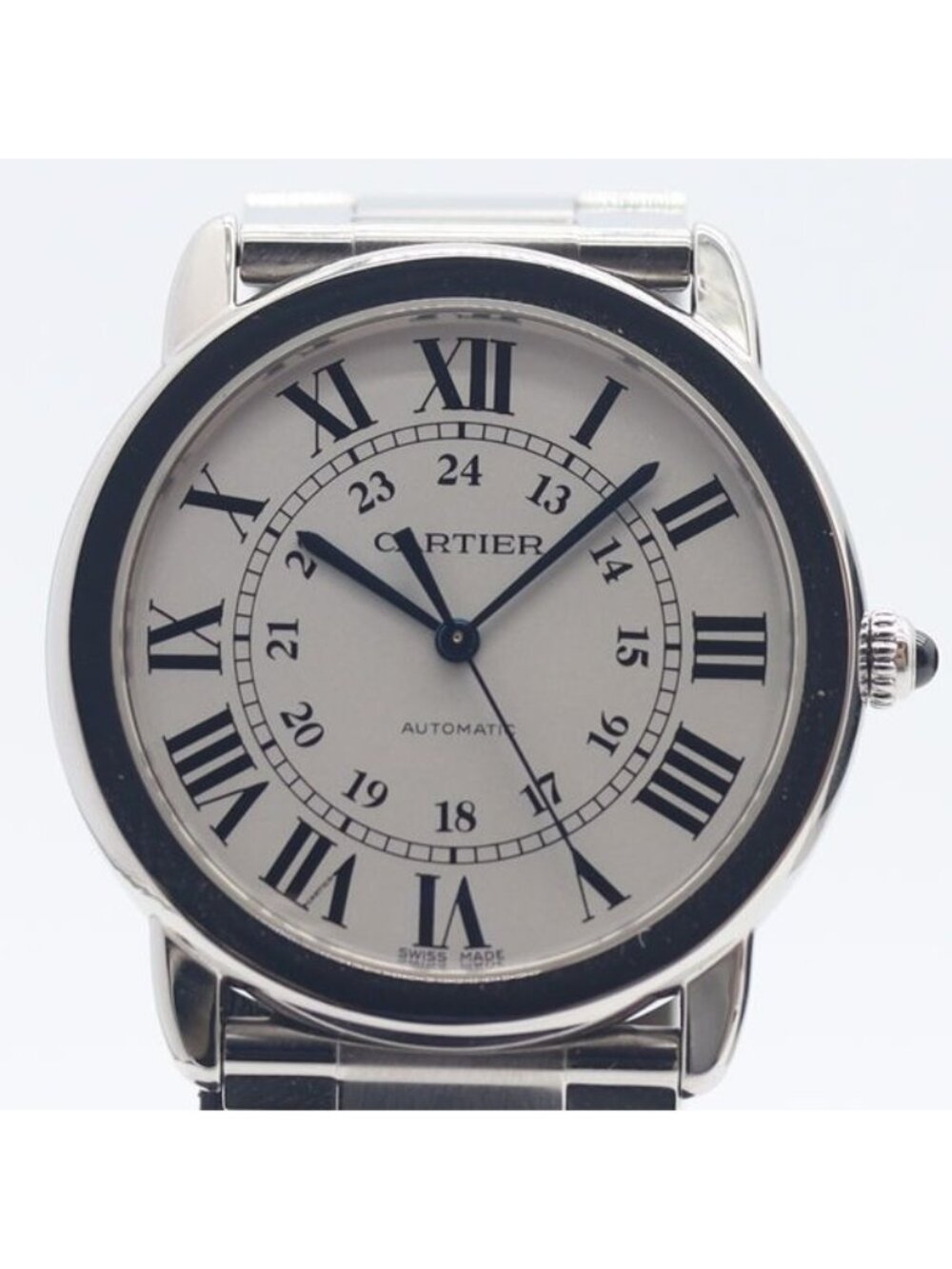 Cartier Ronde Solo Automatic Silver Dial Watch